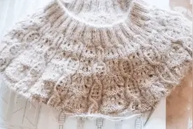 圆肩羊绒衫编织教程六志田育克花样编织方法从上往下毛衣手工编织