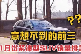 11月份紧凑型SUV销量排名，意想不到的销量前三视频封面