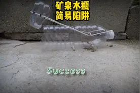 国外小哥用衣架和矿泉水瓶制作简易陷阱！视频封面