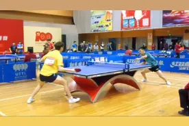 范胜鹏vs习胜，从这个角度看看他们的发球与接发球，弧线真的很低视频封面