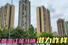 看成都温江3万人的金马镇，通高铁房价才7千多，环境一流潜力巨大视频封面