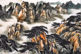 山水画技法之，梦笔生花黄山烟云视频封面