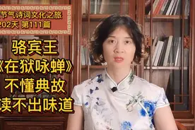 骆宾王《在狱咏蝉》：不懂典故，读不出味道视频封面