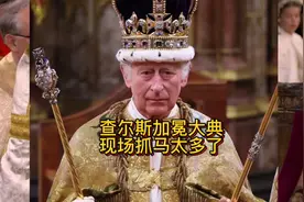 查尔斯加冕大典，现场细节太抓马了视频封面
