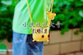 新手教程，钩针编织小鹿包包大号，教程2视频封面