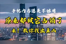 手机内存总是不够用，原来是被它占领了，来！教你找出真凶视频封面