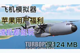 飞机模拟器推荐（苹果用户福利）（渣机都能玩）只有124MB视频封面