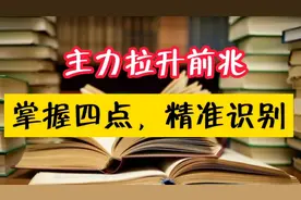 主升浪来临的前兆——上影线试盘手法，突破前高，机会到来！视频封面