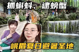 乐山避暑胜地，山清水秀，夏天温度20度左右，暑假带娃的好去处！视频封面