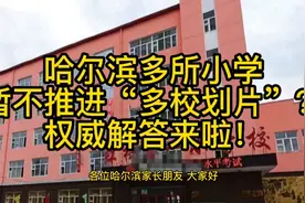 哈尔滨多所小学暂不推进“多校划片”？权威解答来啦！视频封面