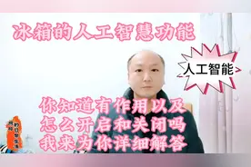 你知道什么是冰箱的人工智能吗？听我给你详细讲解。