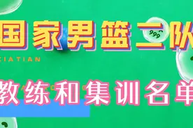 国家男篮二队教练组成员和16人队员名单，助理教练-刘炜……视频封面