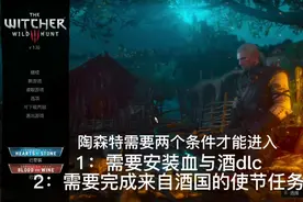 巫师3狂猎 全部三处福利地点位置及陶森特公园去法