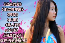 九十年代怀旧情歌《迟来的爱》《走过咖啡屋》《心雨》《美人吟》视频封面
