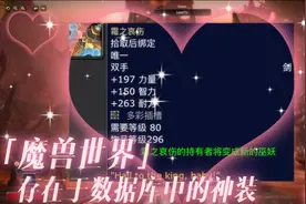 魔兽世界：存在于数据库中的神装盘点，防御者之刃听说过吗？视频封面