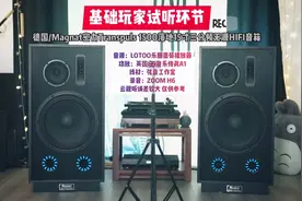 爽死！15寸的超大HIFI音箱试听 德国/Magnat密力Transpuls 1500视频封面