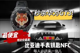 跌价2000多！华为比亚迪NFC手表钥匙上手体验！这还不入等啥呢？视频封面