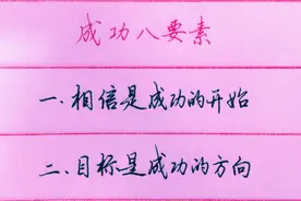 成功路上八要素，你都知道吗？视频封面