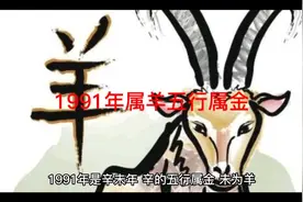 十二生肖守护神之1991年属羊五行属金