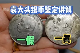 两块袁大头银币，它们一真一假，给大家讲解我自己的鉴定方法视频封面