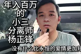 年入百万的小三分离师杨正锋，撕开社会的面具视频封面