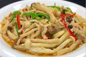 蘑菇炒肉这样做太好吃了，清淡入味，营养丰富，家人都爱吃视频封面