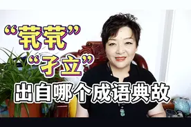 成语茕茕孑立怎么读正确，说的是什么意思呢，出自哪个成语典故视频封面