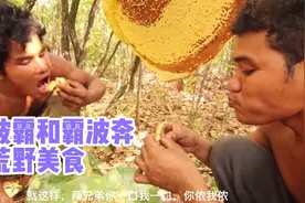 奔波霸和霸波奔的荒野美食，两兄弟这荒野生活水平真高，很有食欲视频封面