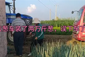 2021年8月3号，装了大葱的车在地头由于年轻司机的错误操作，误车视频封面