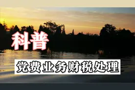 实务！企业党费、党组织工作经费的会计核算与涉税处理视频封面