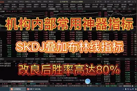 机构专用神器指标，SKDJ叠加布林线短线精髓分享，实现一年翻倍！视频封面