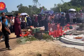 粤西全氏修缮祖茔竣工，族长带着全红婵爸爸行祭，传统三献礼祭祖视频封面
