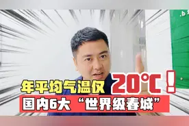 国内6大世界级春城，年平均气温20度左右，是退休后旅游的好地方视频封面