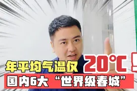 国内6大世界级春城，年平均气温20度左右，是退休后旅游的好地方视频封面