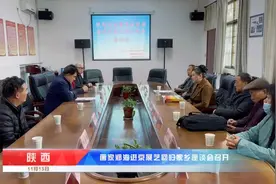 著名画家郑海进京展艺回归家乡座谈会在秦汉文学馆召开视频封面