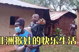 纪录片：非洲“猴娃”的快乐生活，救助团队请了个保姆照顾他视频封面