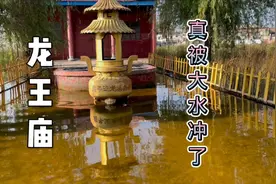 河南郑州暴雨过后，龙王庙被洪水淹了，真是一家人不认一家人啊！视频封面