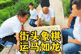 小朋友街头下象棋，运马如龙，耍的对手团团转！视频封面