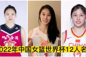 2022年中国女篮世界杯12人名单，你知道吗？视频封面