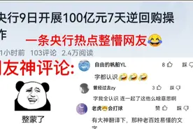 央行开展100亿逆回购操作，整懵网友，你懂么？视频封面