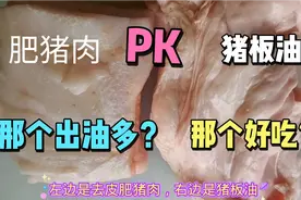肥猪肉与猪板油那个出油率高？那个的油好吃呢？视频封面