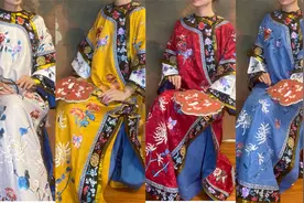 【末代皇后】旗装清代旗装氅衣衬衣复原服饰开箱试穿（下）视频封面