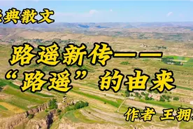 经典散文《路遥新传——“路遥”的由来》王拥军：他虽还不到20岁视频封面