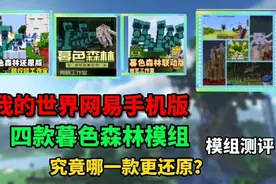 我的世界模组测评5:四款暮色森林模组，究竟哪一款更还原？视频封面
