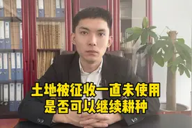 土地被征收一直未使用，是否可以继续耕种视频封面