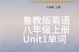 八上Unit1//鲁教版英语八年级下册单词朗读视频封面