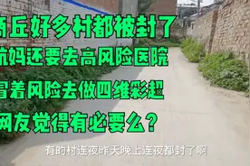 疫情商丘好多村封路了，航妈还要冒风险去做四维彩超，真有必要么视频封面