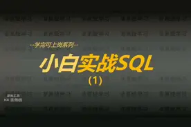 sql数据库入门基础知识！sql数据库入门基础知识视频教程！实战！