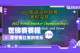 2022年斯诺克世锦赛赛程安排