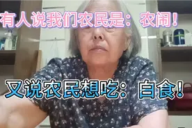 有人说我们农民是：农闹！又说农民想吃：白食！视频封面